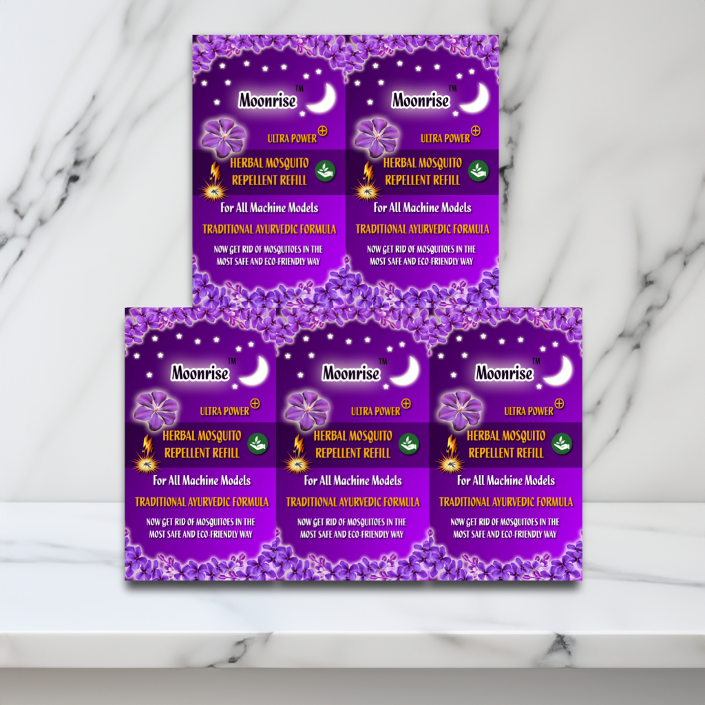 Moonrise™ Herbal Mosquito Repellent Refill For All Machine Models — Ultra Power+ (Pack of 5)