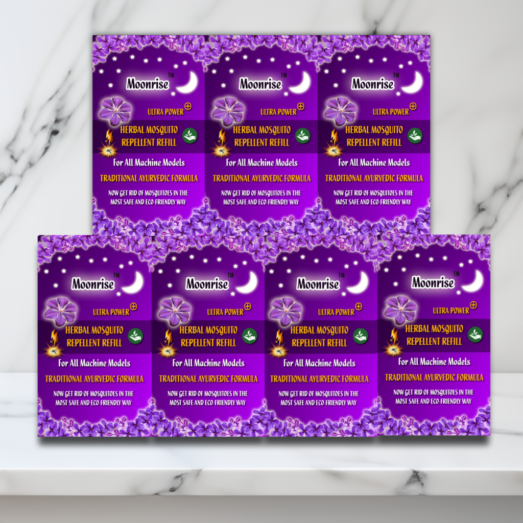 Moonrise™ Herbal Mosquito Repellent Refill For All Machine Models — Ultra Power+ (Pack of 7)